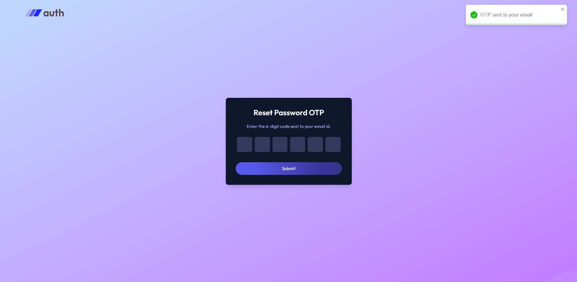 MERN auth screenshot 3