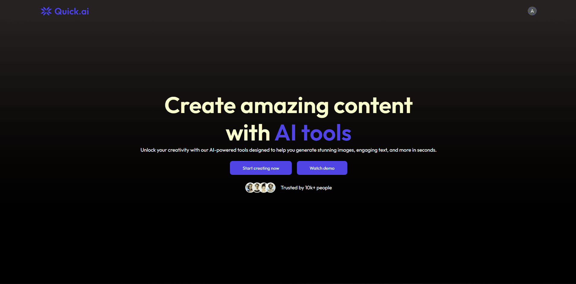 Quick AI screenshot 1