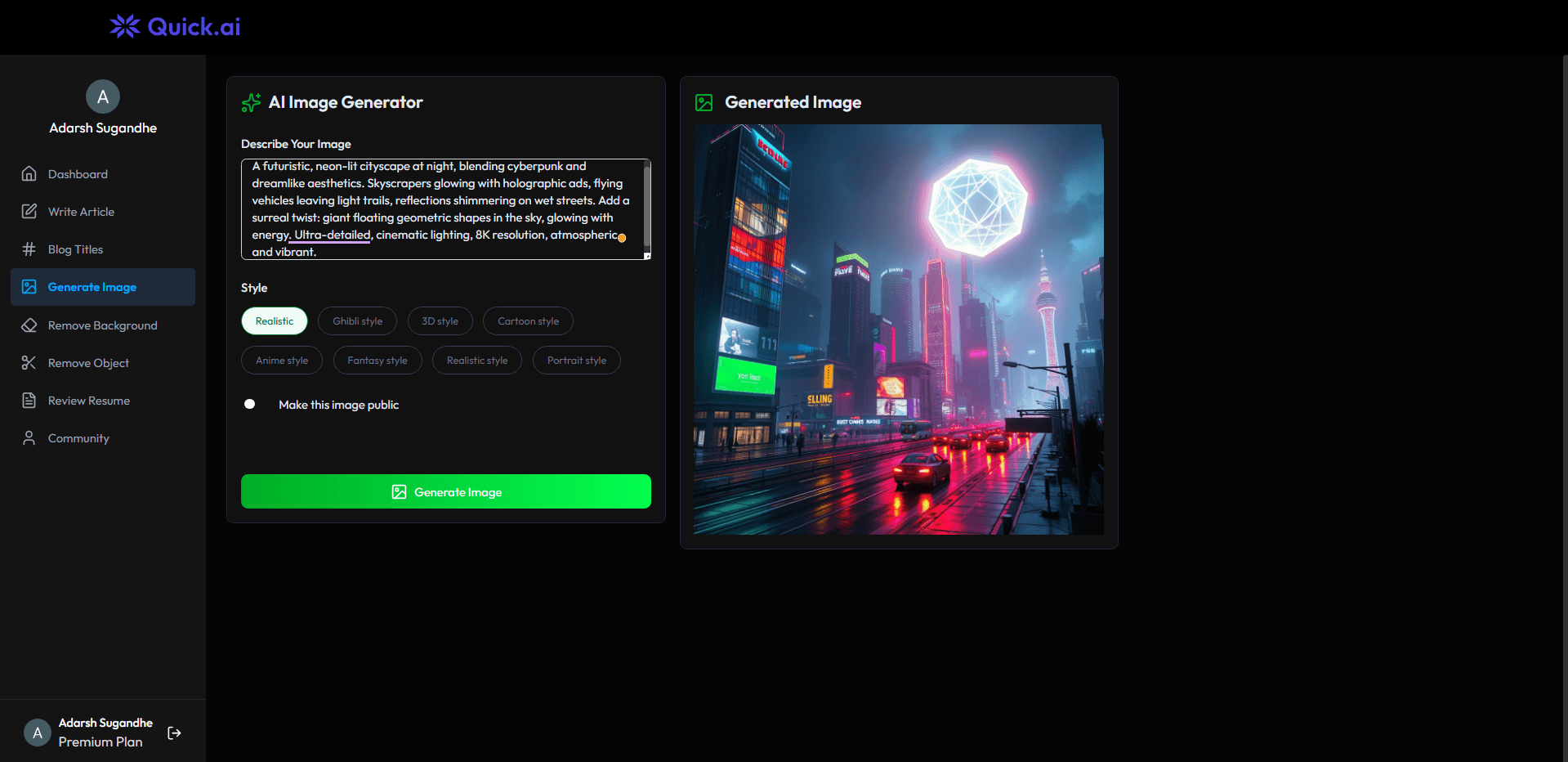 Quick AI screenshot 4