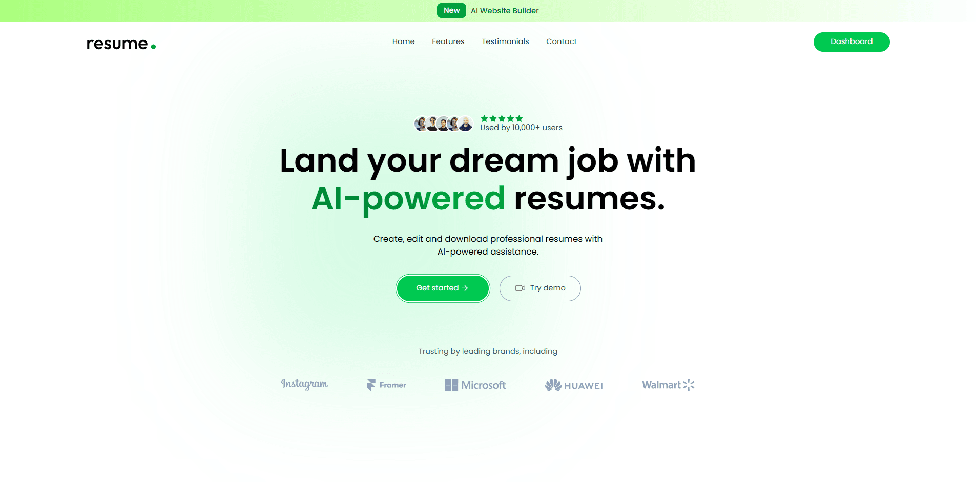 AI Resume Builder screenshot 1