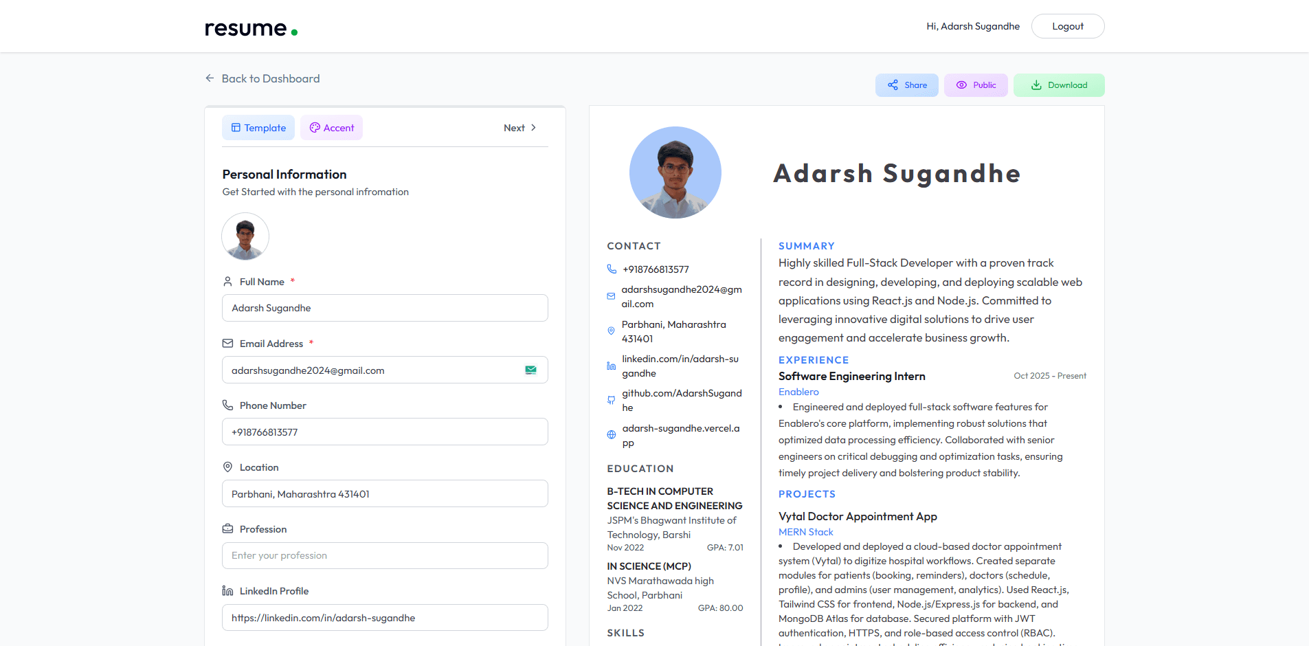 AI Resume Builder screenshot 4