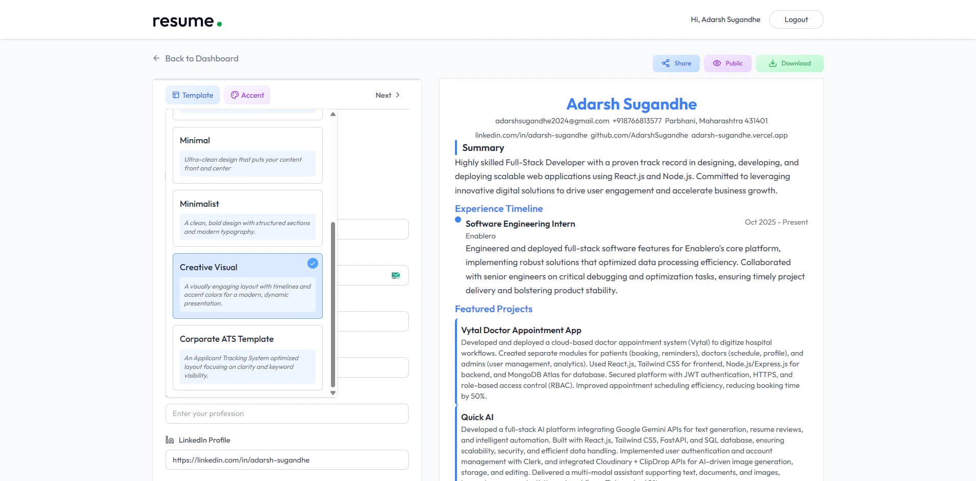 AI Resume Builder screenshot 5